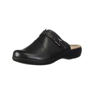 Clarks Leisa Sadie Leather Clog Mules